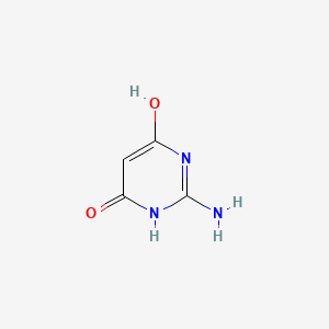 Chemical structure of 2-Amino-4,6-dihydroxypyrimidine
