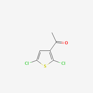 Chemical structure of 3-Acetyl-2,5-dichlorothiophene