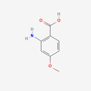 Chemical structure of 2-Amino-4-methoxybenzoic acid
