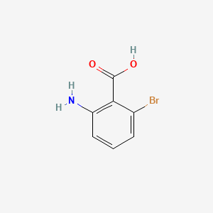 Chemical structure of 2-Amino-6-bromobenzoic acid