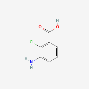 Chemical structure of 3-Amino-2-chlorobenzoic acid