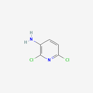 Chemical structure of 3-Amino-2,6-dichloropyridine