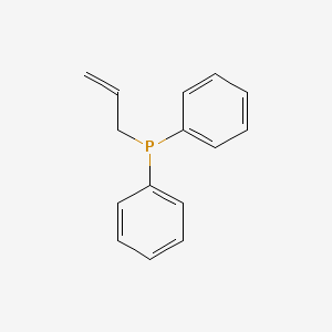 Chemical structure of Allyldiphenylphosphine