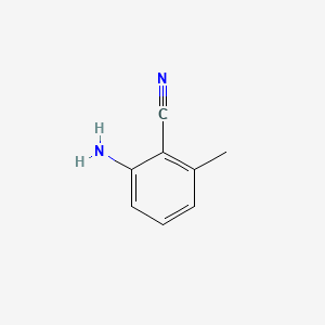 Chemical structure of 2-Amino-6-methylbenzonitrile