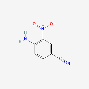 Chemical structure of 4-Amino-3-nitrobenzonitrile