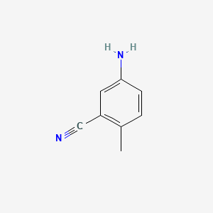 Chemical structure of 5-Amino-2-methylbenzonitrile