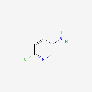 Chemical structure of 5-Amino-2-chloropyridine