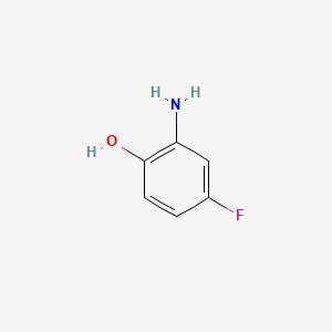 Chemical structure of 2-Amino-4-fluorophenol