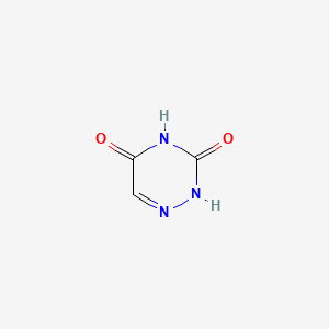 Chemical structure of 6-Azauracil