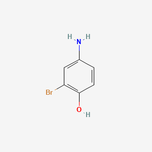 Chemical structure of 4-Amino-2-bromophenol