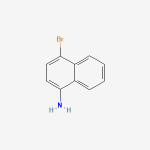 Chemical structure of 4-Bromo-1-naphthylamine