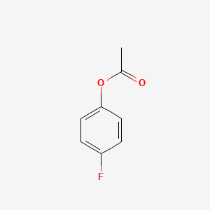 Chemical structure of 4-Fluorophenyl acetate