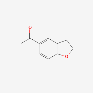 Chemical structure of 5-Acetyl-2,3-dihydrobenzo[b]furan