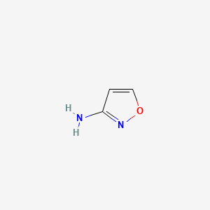 Chemical structure of 3-Isoxazolamine