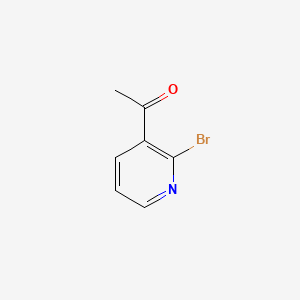 Chemical structure of 3-Acetyl-2-bromopyridine