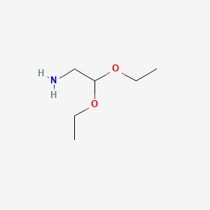 Chemical structure of Aminoacetaldehyde diethyl acetal