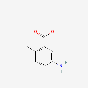 Chemical structure of 5-Amino-2-methylbenzoic Acid Methyl Ester