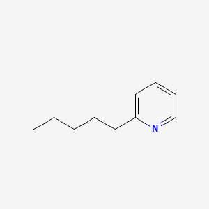 Chemical structure of 2-Amylpyridine