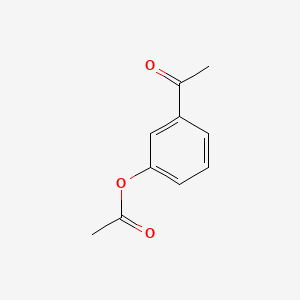 Chemical structure of 3'-Acetoxyacetophenone