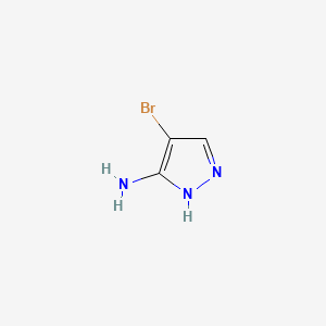 Chemical structure of 3-Amino-4-bromopyrazole