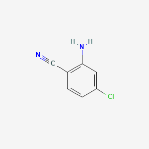 Chemical structure of 2-Amino-4-chlorobenzonitrile