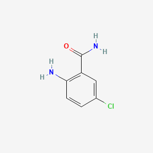 Chemical structure of 2-Amino-5-chlorobenzamide