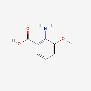 Chemical structure of 2-Amino-3-methoxybenzoic Acid