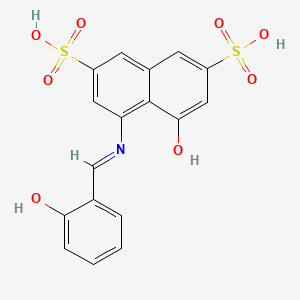 Chemical structure of Azomethine-H hydrate