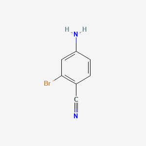 Chemical structure of 4-Amino-2-bromobenzonitrile
