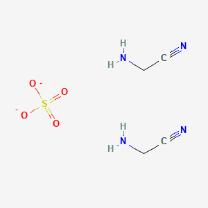 Chemical structure of Aminoacetonitrile sulfate