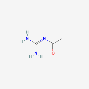Chemical structure of 1-acetylguanidine