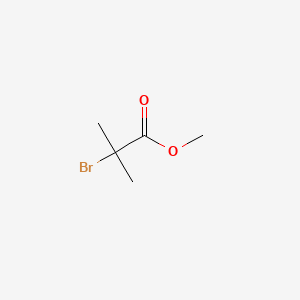 Chemical structure of alpha-Bromoisobutyricacidmethylester