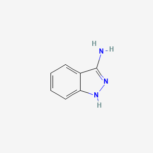 Chemical structure of 3-Amino-1H-indazole