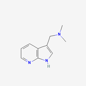 Chemical structure of 7-Azagramine