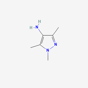 Chemical structure of 4-Amino-1,3,5-trimethyl-1H-pyrazole