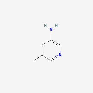 Chemical structure of 3-Amino-5-methylpyridine