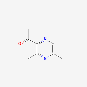 Chemical structure of 2-Acetyl-3,5(6)-dimethylpyrazine