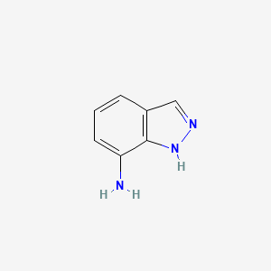 Chemical structure of 7-Amino-1H-indazole