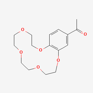 Chemical structure of 4'-Acetylbenzo-15-crown 5-Ether