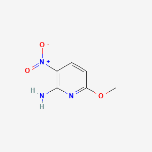 Chemical structure of 2-Amino-6-methoxy-3-nitropyridine