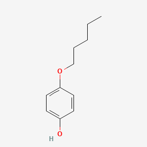 Chemical structure of 4-Amyloxyphenol
