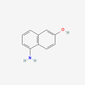 Chemical structure of 5-Amino-2-naphthol