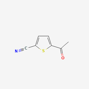 Chemical structure of 2-Acetyl-5-cyanothiophene