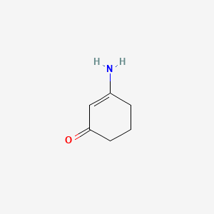Chemical structure of 3-Amino-2-cyclohexen-1-one