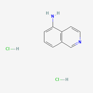 Chemical structure of 5-AMINOISOQUINOLINE DIHYDROCHLORIDE