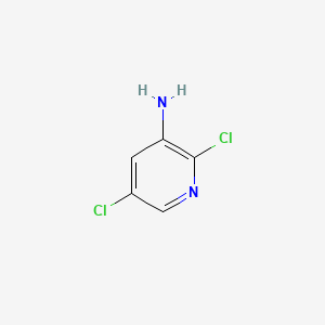 Chemical structure of 3-Amino-2,5-dichloropyridine