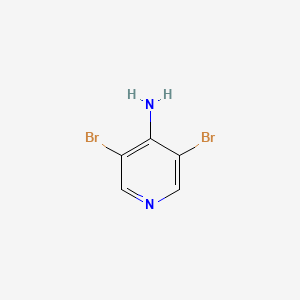 Chemical structure of 4-Amino-3,5-dibromopyridine