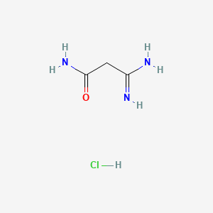 Chemical structure of Malonamamidine hydrochloride