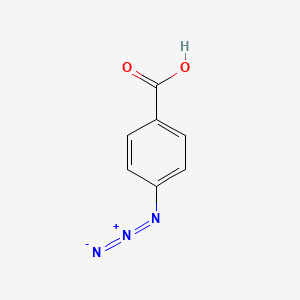 Chemical structure of 4-Azidobenzoic Acid