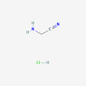 Chemical structure of Aminoacetonitrile hydrochloride